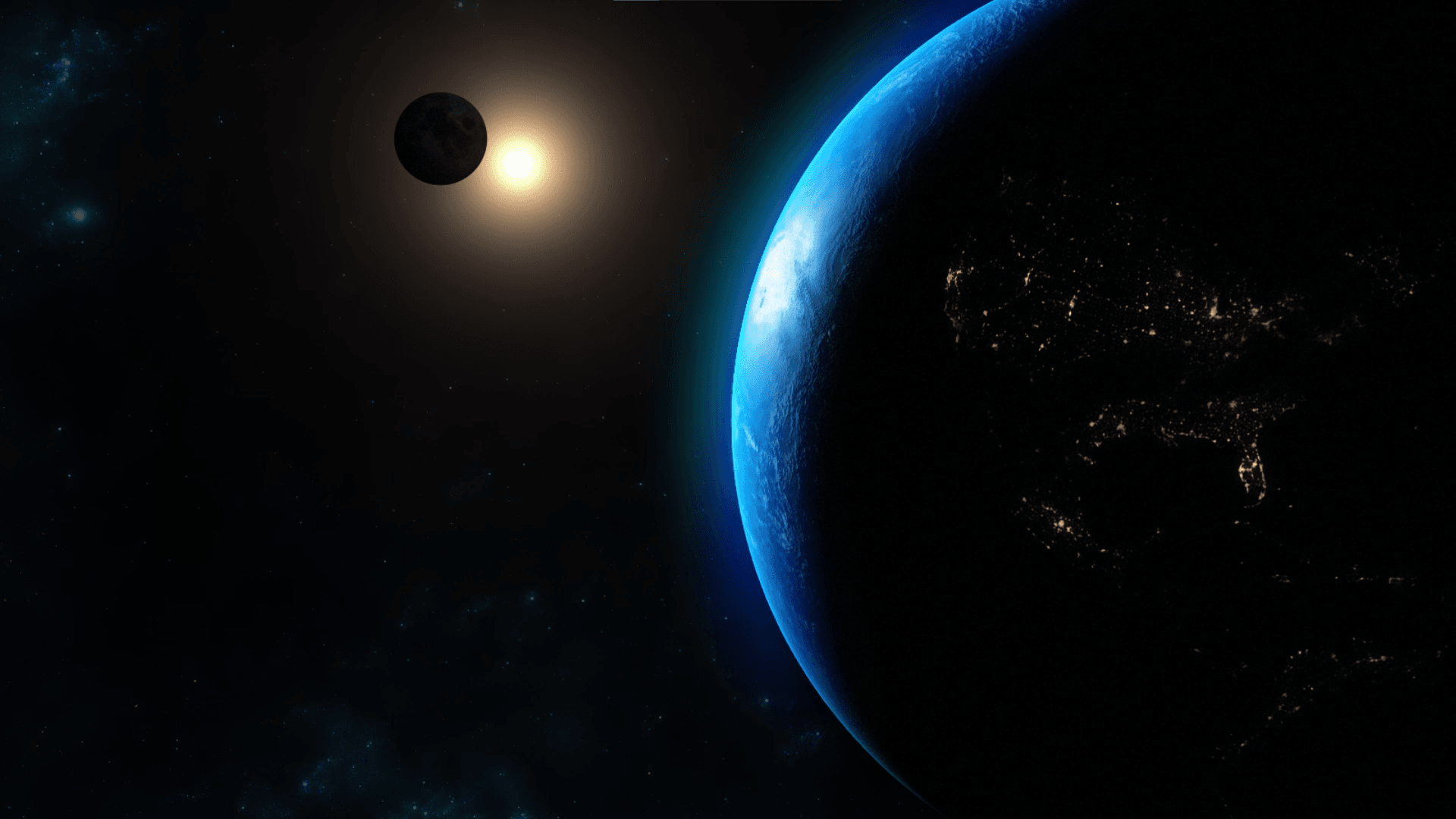 Solar eclipse over Egypt